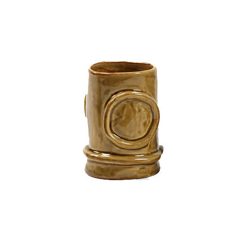 Mini Vaso Molly Marrone - Vaso monofiore in ceramica smaltata design Marie Michielssen per Serax