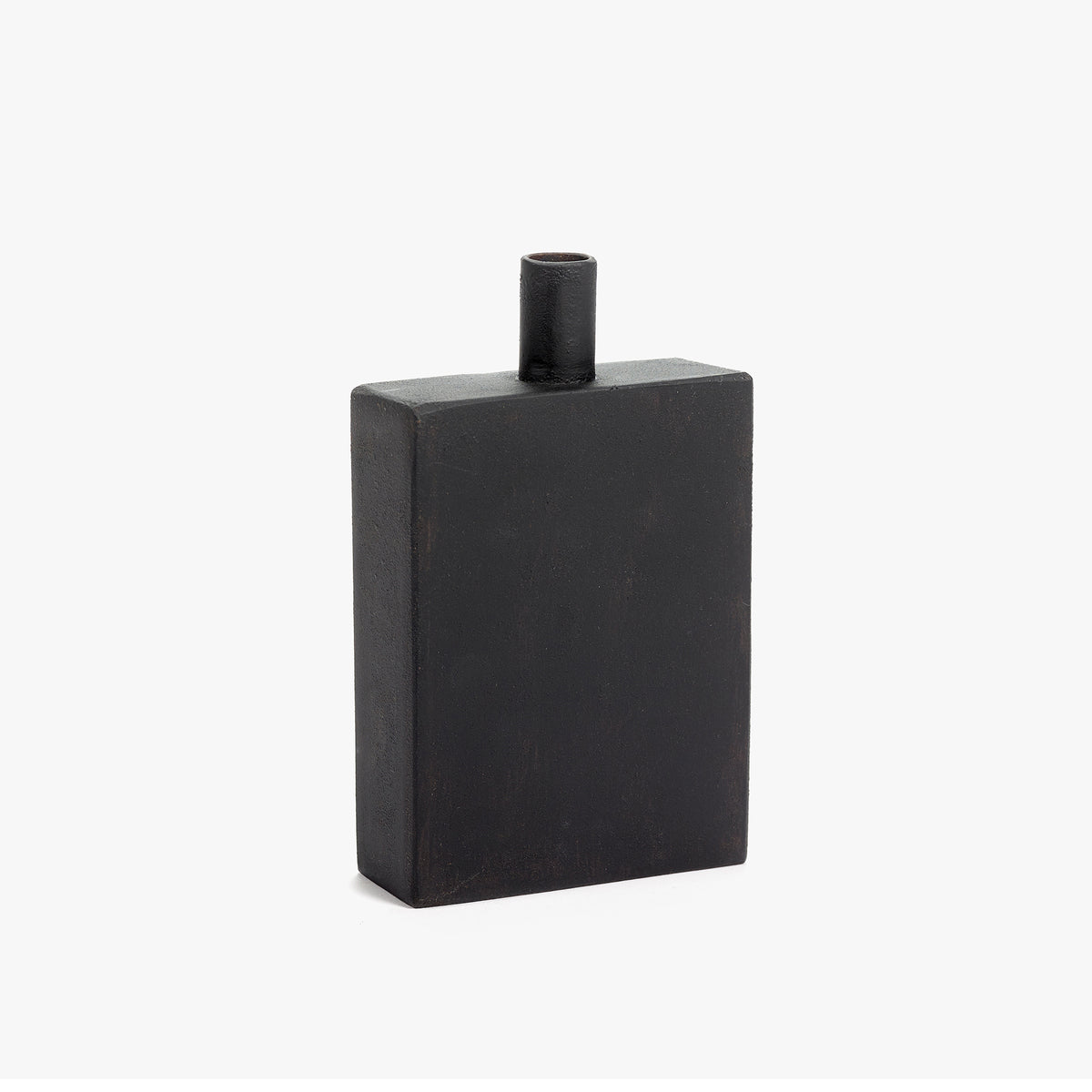 Vaso Moro in Metallo Nero H17 Cm – Design Antonino Sciortino per Serax