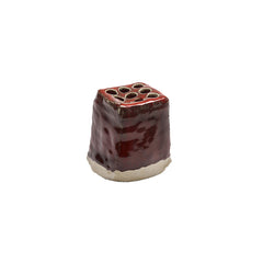 Vaso Rosso Pique-Fleurs H11 Cm in ceramica – Design Antoine Vandewoude per Serax