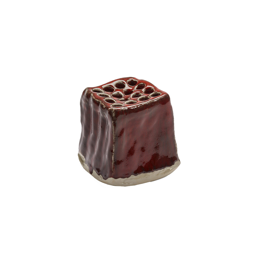 Vaso Rosso Pique-Fleurs H14 Cm in ceramica – Design Antoine Vandewoude per Serax