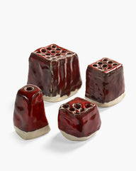Vaso Rosso Pique-Fleurs H14 Cm in ceramica – Design Antoine Vandewoude per Serax