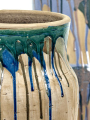 Vaso di terracotta Drops Alto Blu: vasi design Serax - B4917541