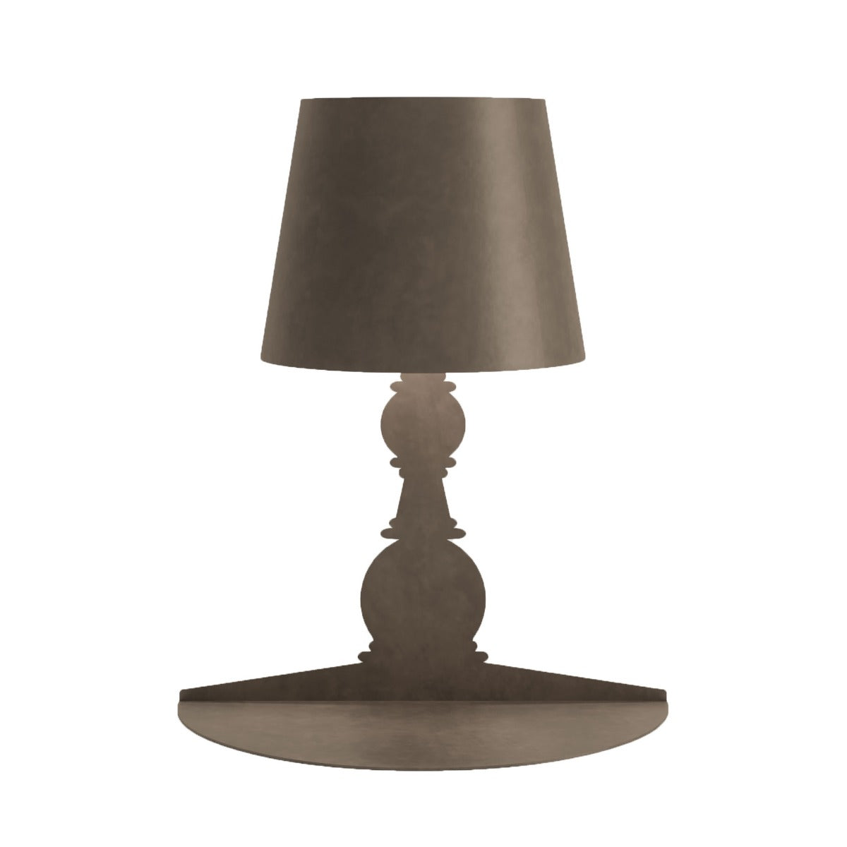Barock Wall 180° S Bronzo Lampada Da Parete Con Ripiano Youmeand | Lampade di Design Made in Italy  - DW180SBR