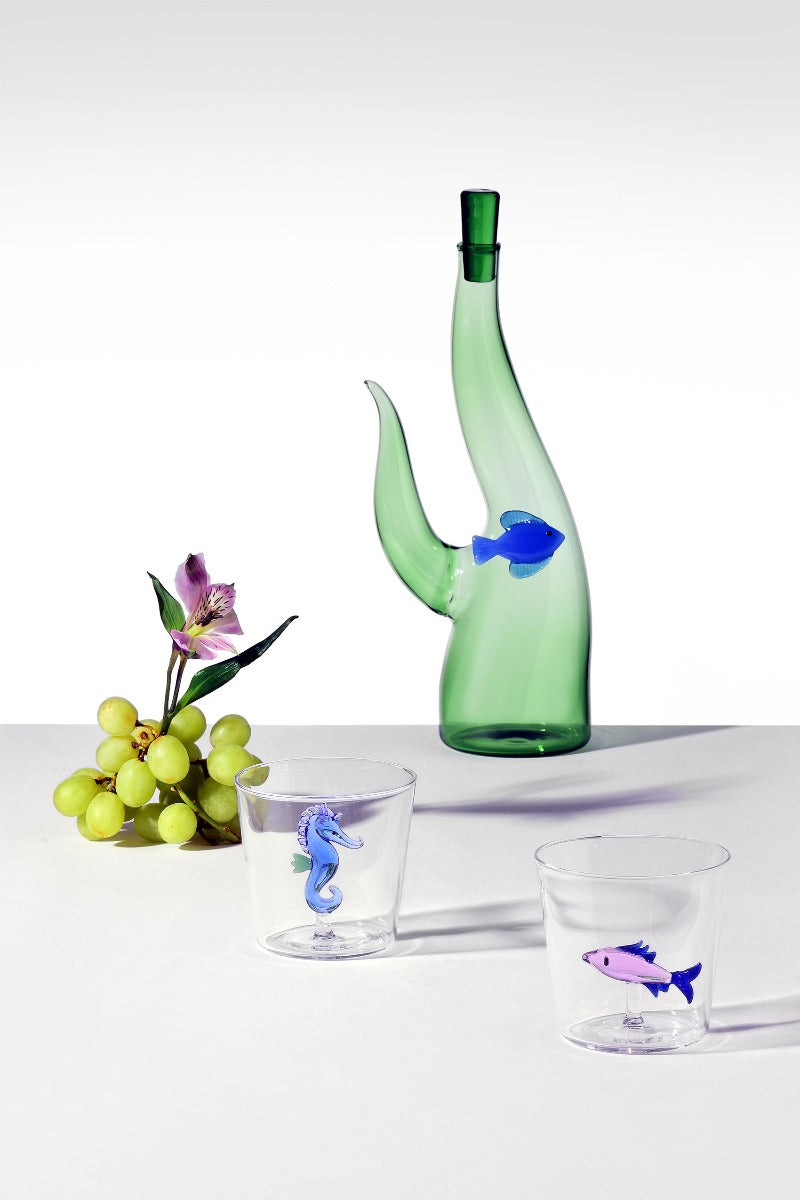 Ichendorf Milano Bicchiere Marine Garden Tumbler Cavalluccio Blu - 09354204