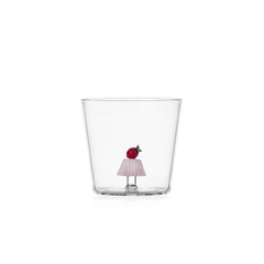 Bicchiere Tumbler Charlotte con Lampone Collezione Patisserie - Ichendorf Milano