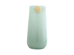 Vaso Bolita L Verde Chiaro con Pallina Grigia | Vasi di Design in Vetro Colorato - PT4154GR