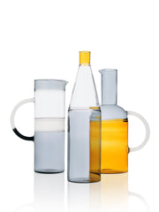 Brocca Cilindrica Smoke/Bianco Collezione Tequila Sunrise - Ichendorf Milano