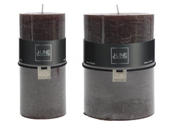 Candele nere cilindriche: candele di cera colorate J Line - CONFIG0022