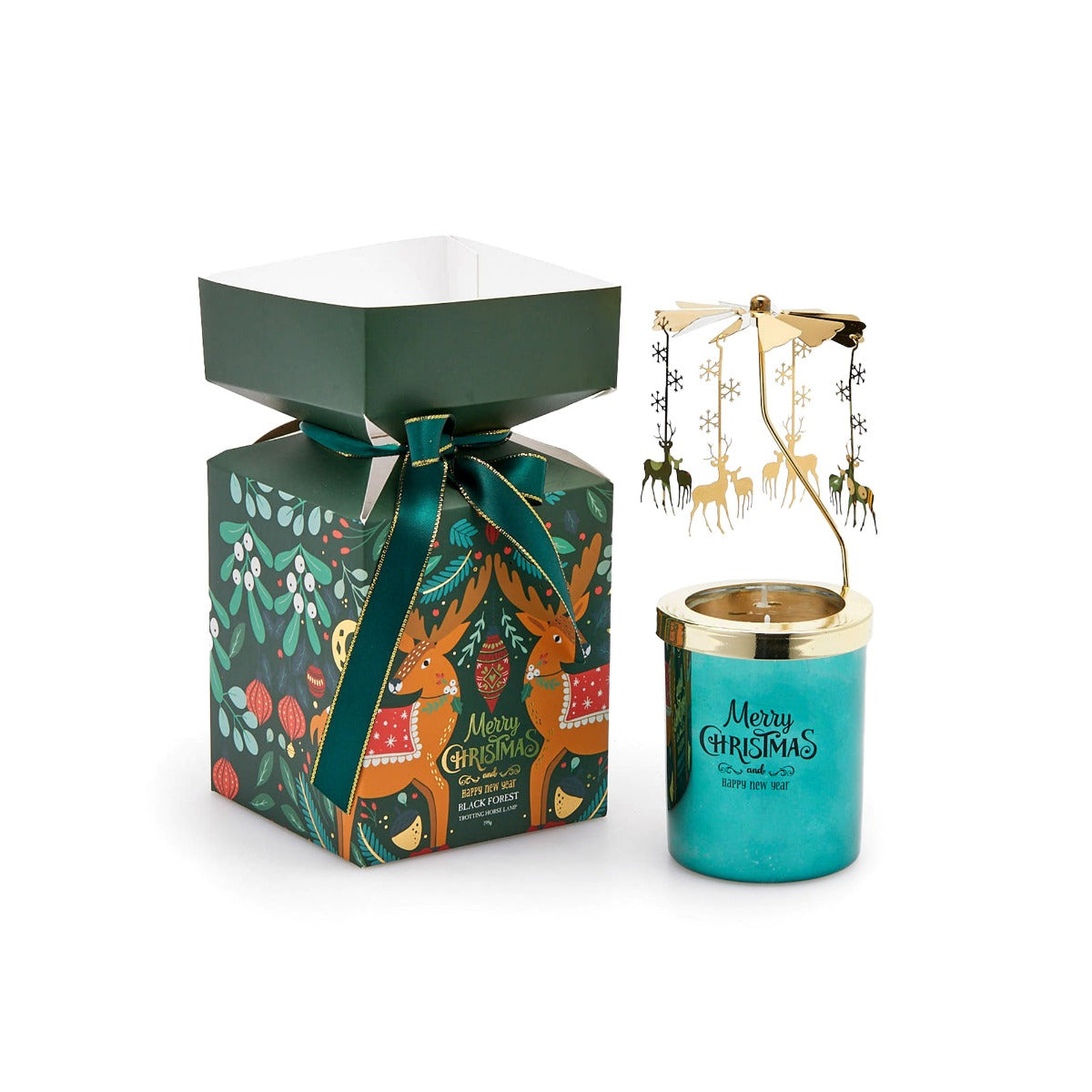 Candela Profumata Joyful Black Forest H9 | Candele natalizie profumate EDG - 6100020ABFO
