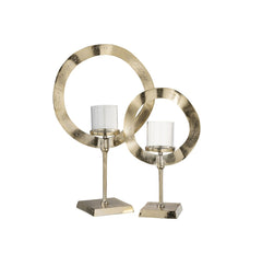 Portacandela Cerchio Oro : Portacandela di design - CONFIG0070