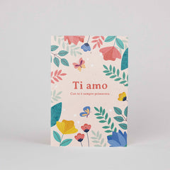 Cartolina Piantabile “Ti Amo” – Biglietto Ecologico con Semi di Fiori di Ontano