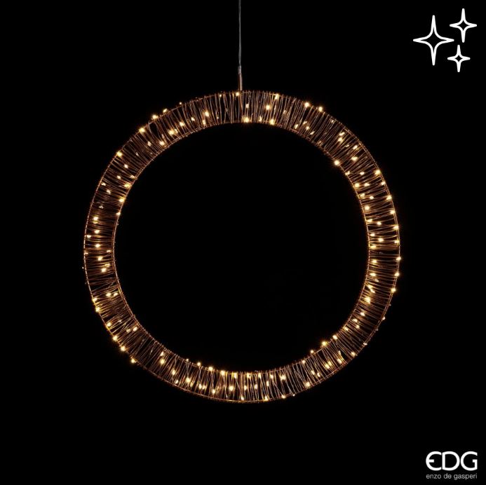 Corona Microled Flat D50 EDG | Decorazioni luminose da Appendere - 685266