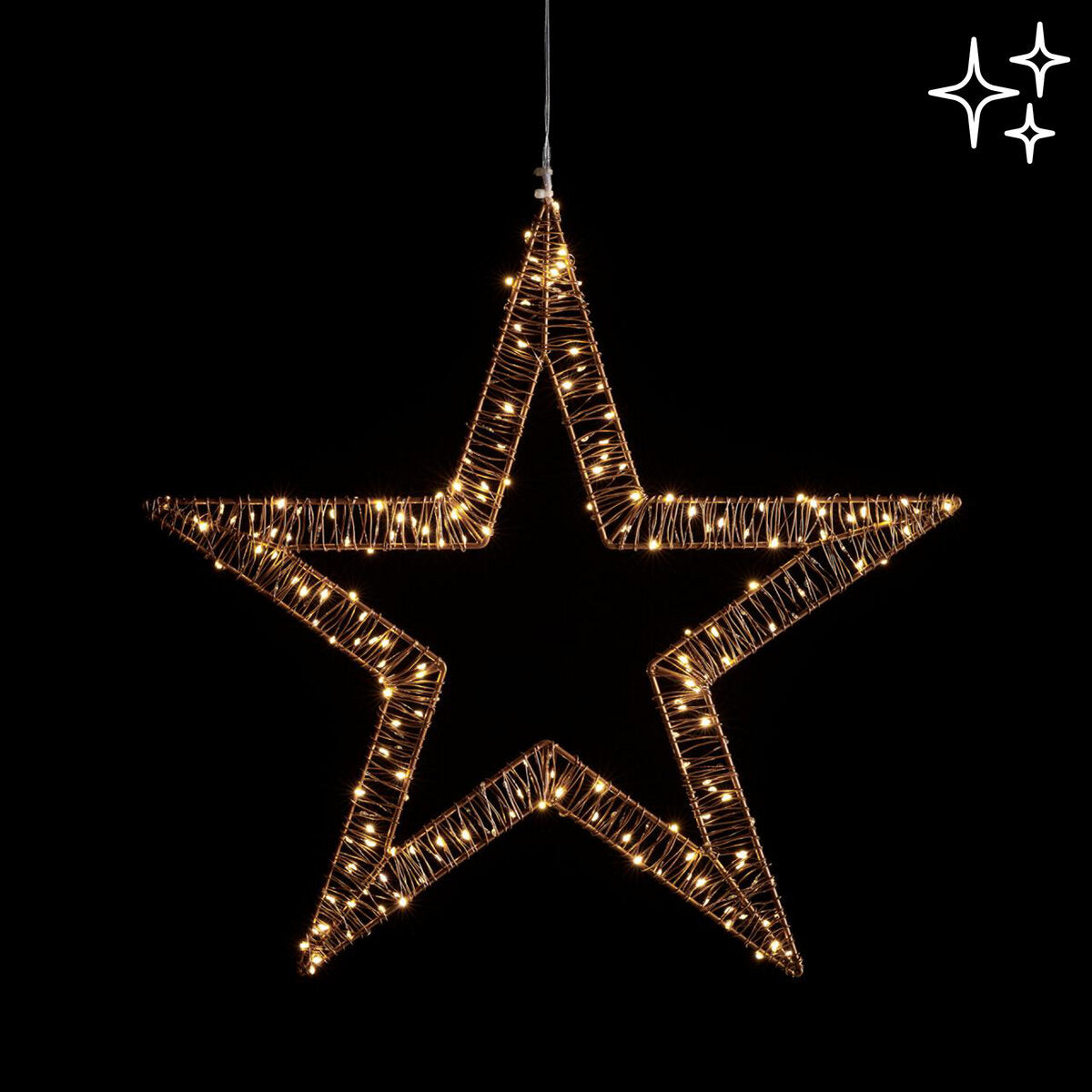 Stella Microled Flat D60 X 250 LED | Decoro Luminoso da appendere EDG - 685264