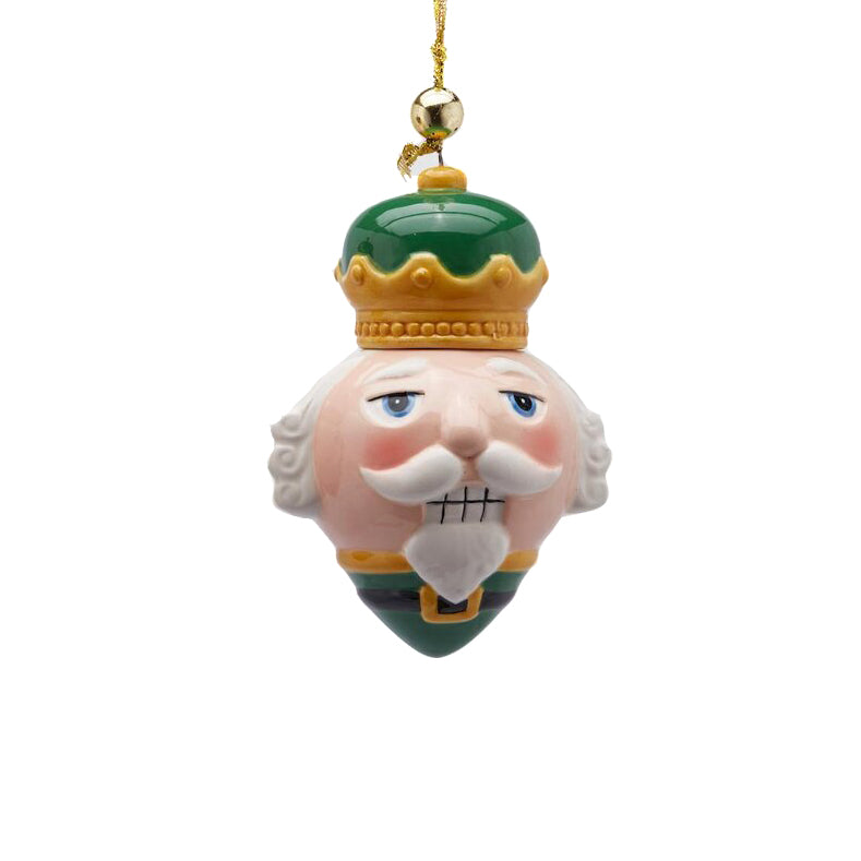 Decoro Testa di soldatino da appendere con Cappello Verde - 020374-B