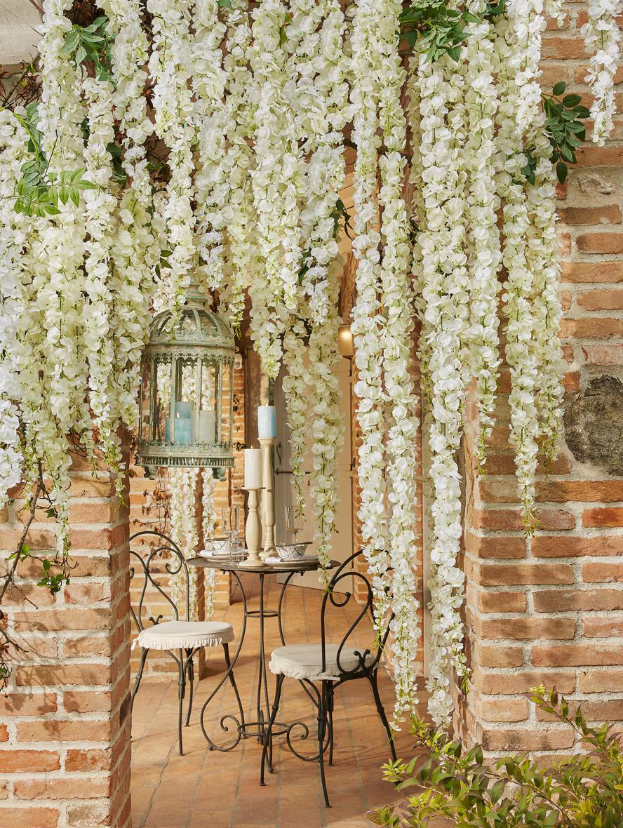 Ramo di Glicine Cadente : fiori artificiali di alta qualità  - CONFIG0079
