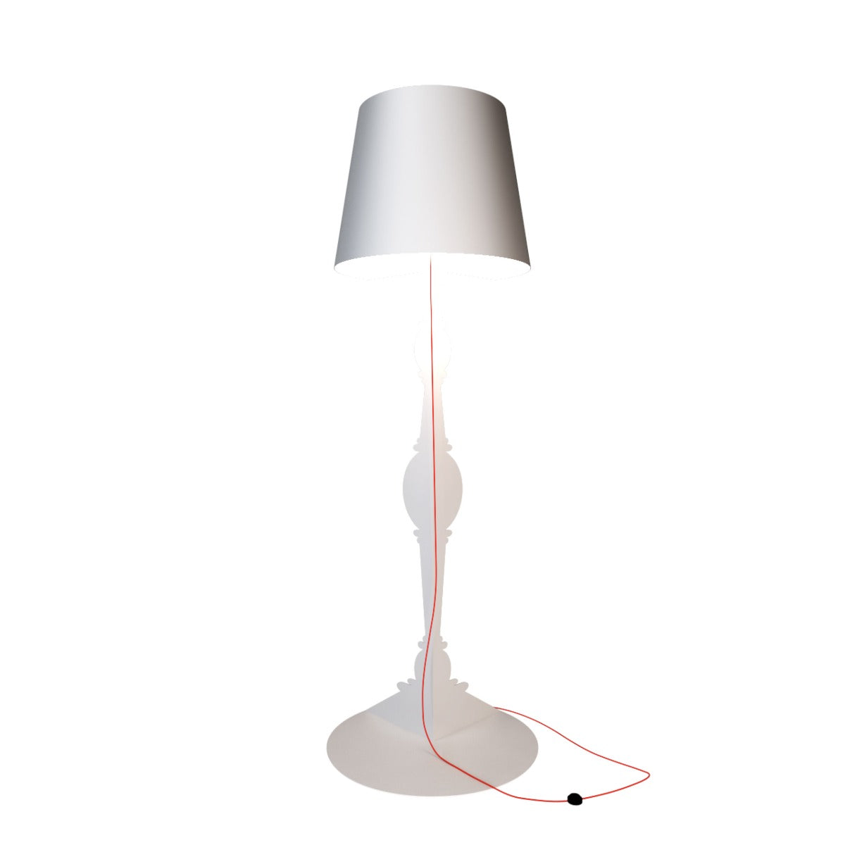 Barock 270 White Lampada Da Terra Youmeand | Lampade di Design Made in Italy  - 1000013