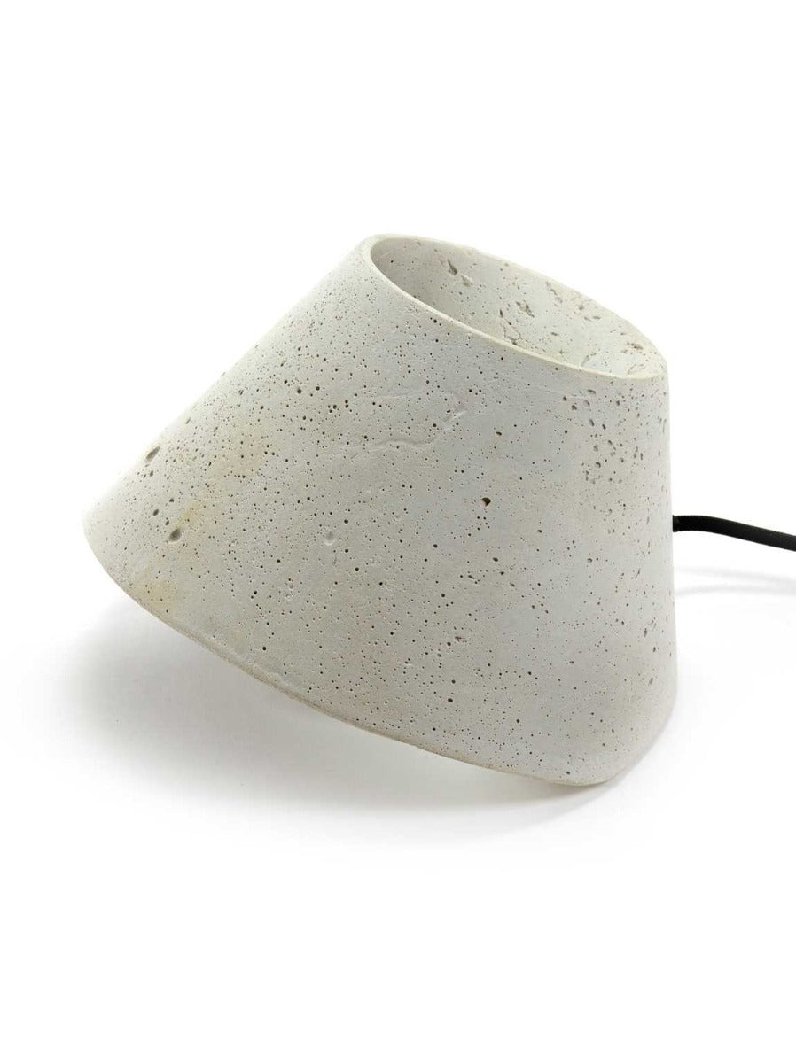 Lampada da appoggio EAUNOPHE in cemento bianco M - B7218423