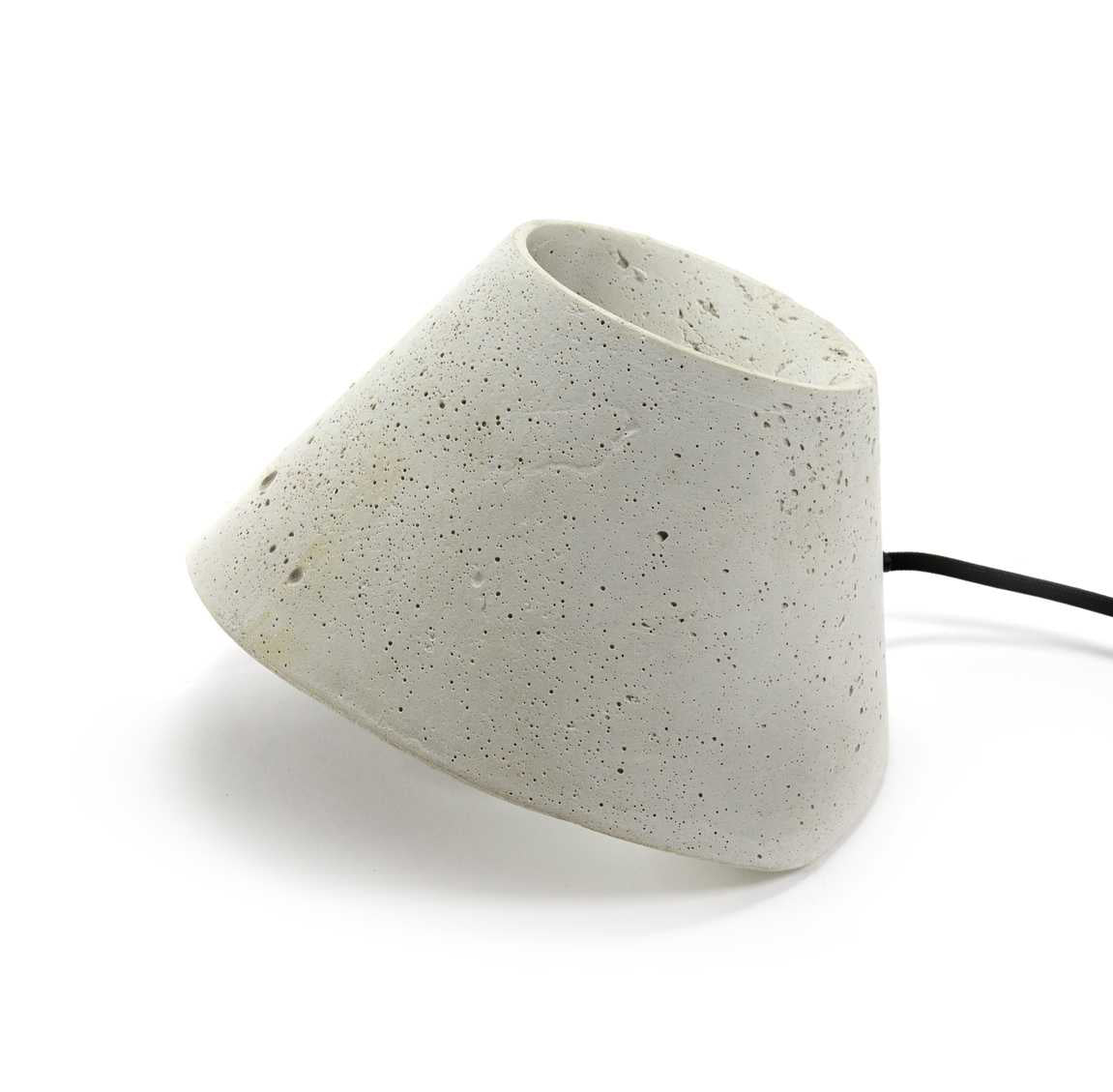 Lampada da appoggio EAUNOPHE in cemento bianco S - B7218420