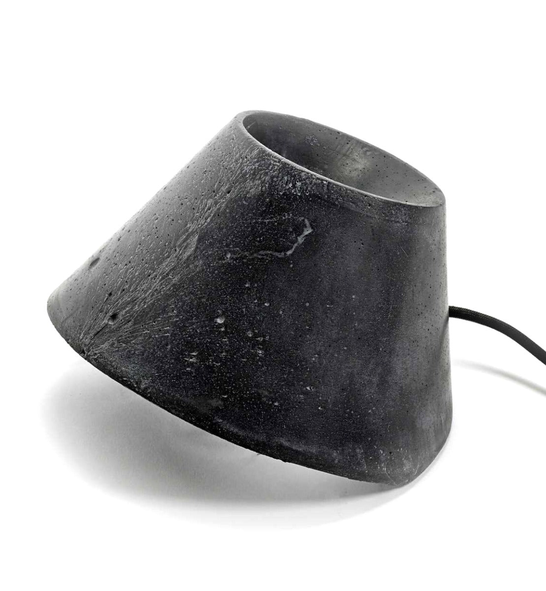 Lampada da appoggio EAUNOPHE in cemento nero M - B7218425