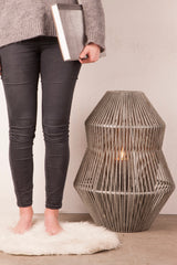 Lanterna Cotone: lanterne grandi in corda e bamboo D&M - CONFIG0050