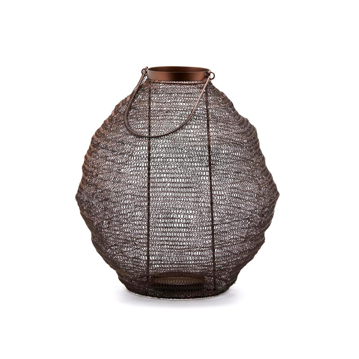 Lanterna Rete in metallo Brown H43 - 602609