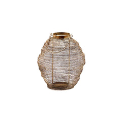 Lanterna Rete in metallo Oro H30 - 602610