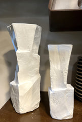 Vaso Marble | Vaso in ceramica bianca Design EDG Enzo De Gasperi - CONFIG0383