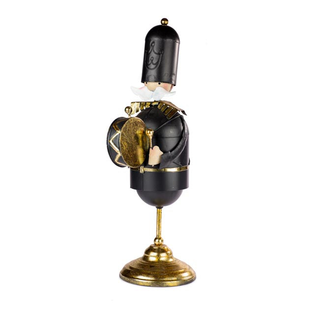 Musicista in metallo con tamburo H52 - 1224747