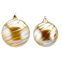 Palla vetro spirale Gold | Palline in vetro EDG - CONFIG0369