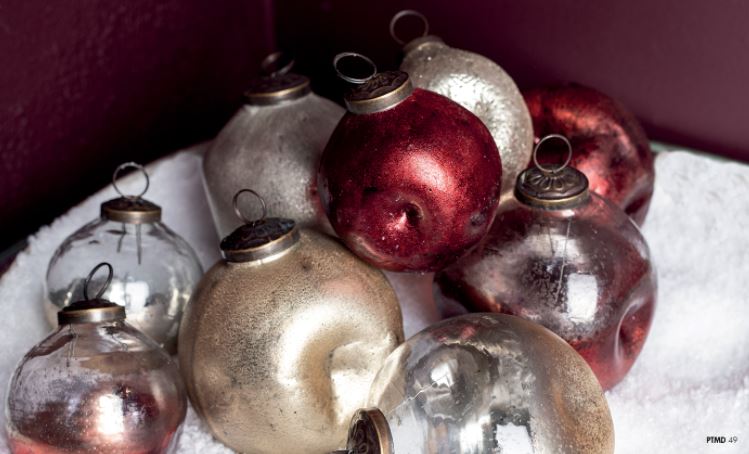 Pallina di Natale Steffi Oro | Palline di Natale in vetro - CONFIG0284