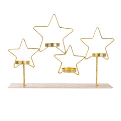 Centrotavola Portatealight Stella Oro - 1237378