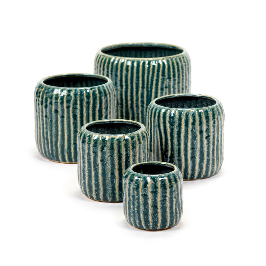 Vaso Blu Sixties | Vasi in Ceramica Design Serax - CONFIG0439