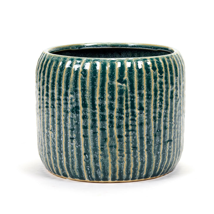 Vaso Blu Sixties H16 X D20 | Vasi in Ceramica Design Serax - B4219010