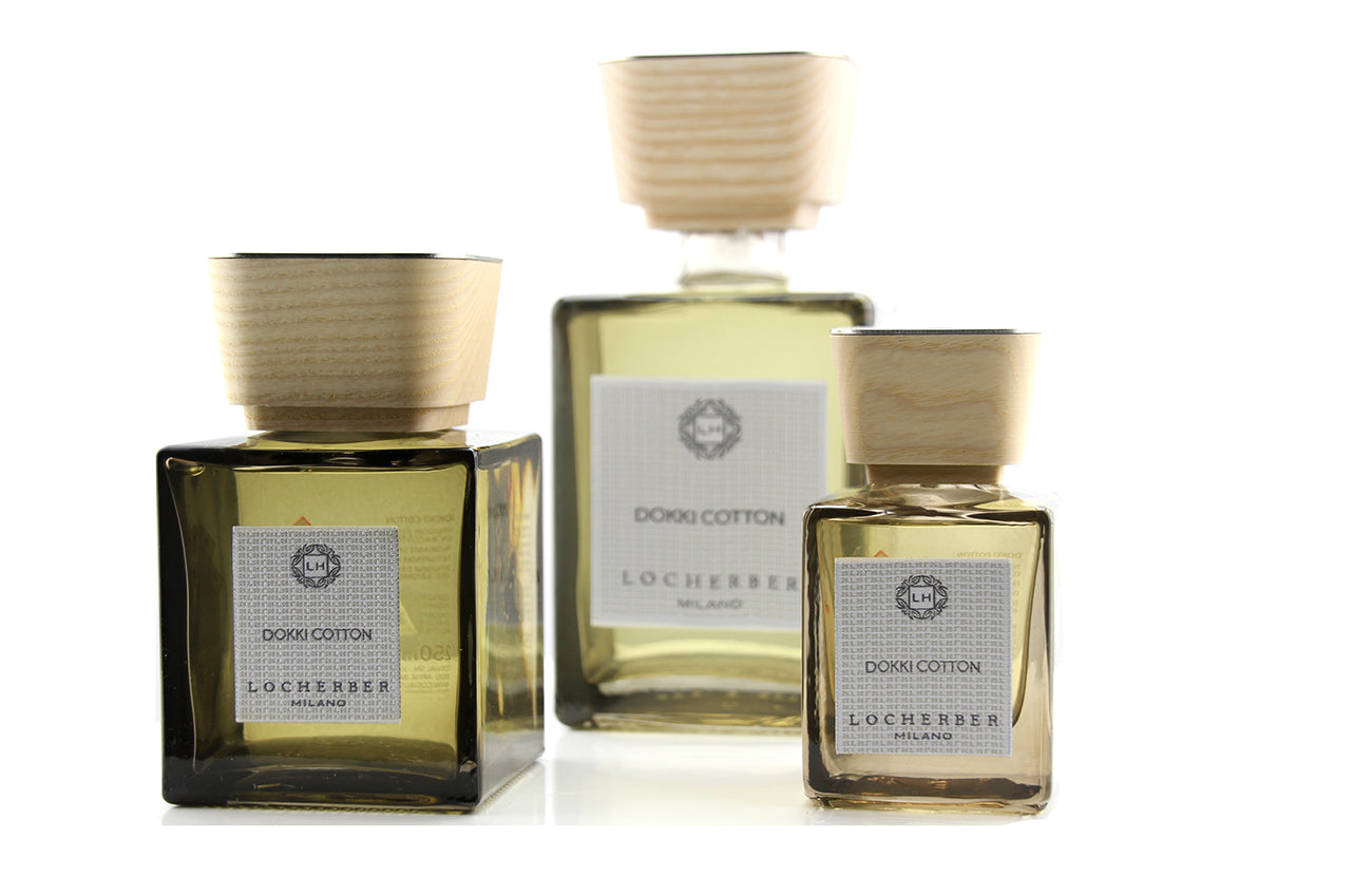Dokki Cotton: profumatori ambiente con bastoncini Locherber Milano - CONFIG0036
