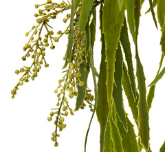Ramo Cadente Artificiale Berberis Fortunei H 81cm | Decorazione Realistica per interni