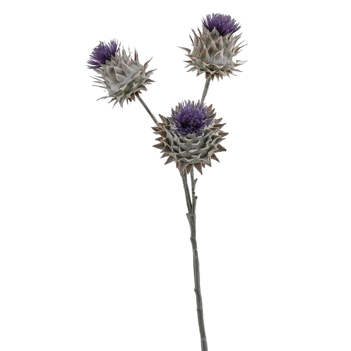Ramo fiore di Cardo: fiori artificiali real touch - 214642