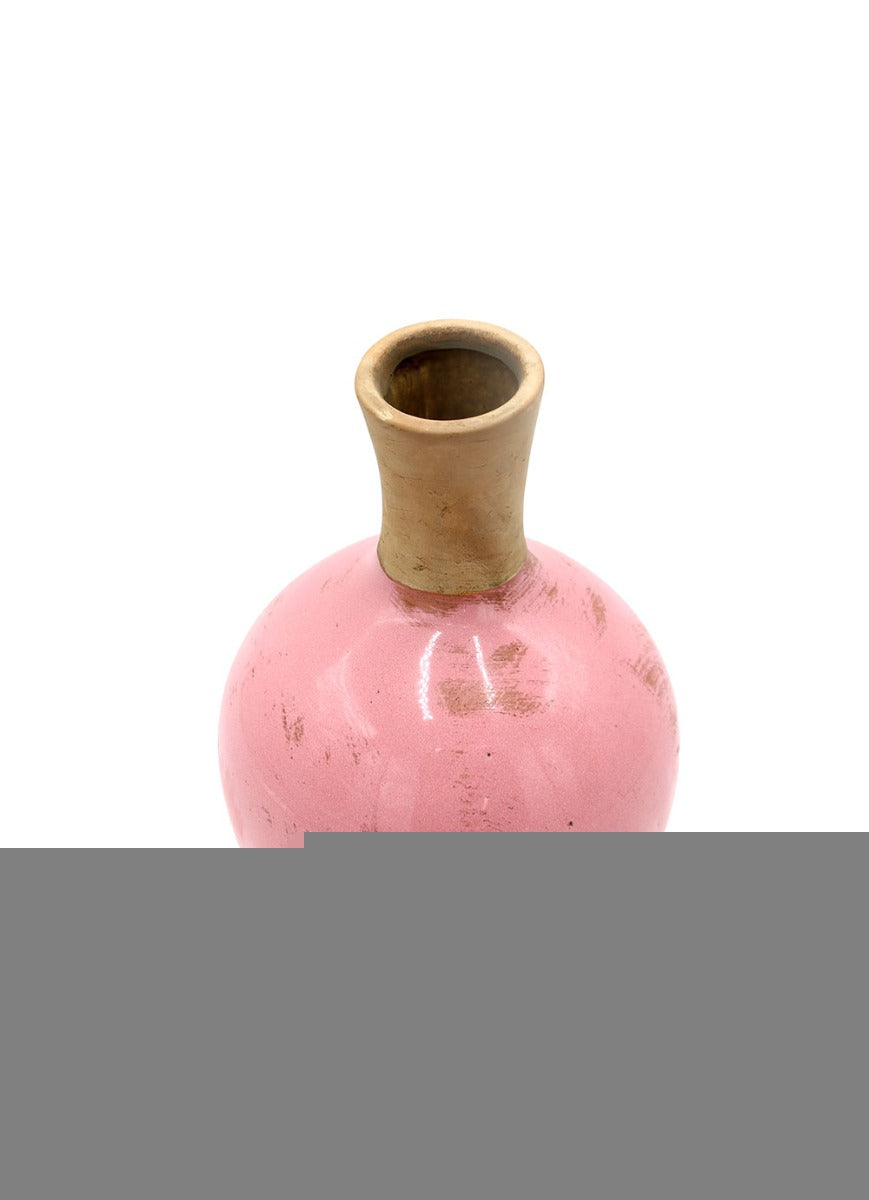 Vaso Ball Rosa Scuro H24 | Vasi in ceramica colorata fatti a mano design Serax - B3521007-RS