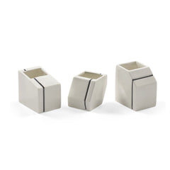 Vaso Mini Ass/3 Silos Bianco – Plan C x Serax in Ceramica