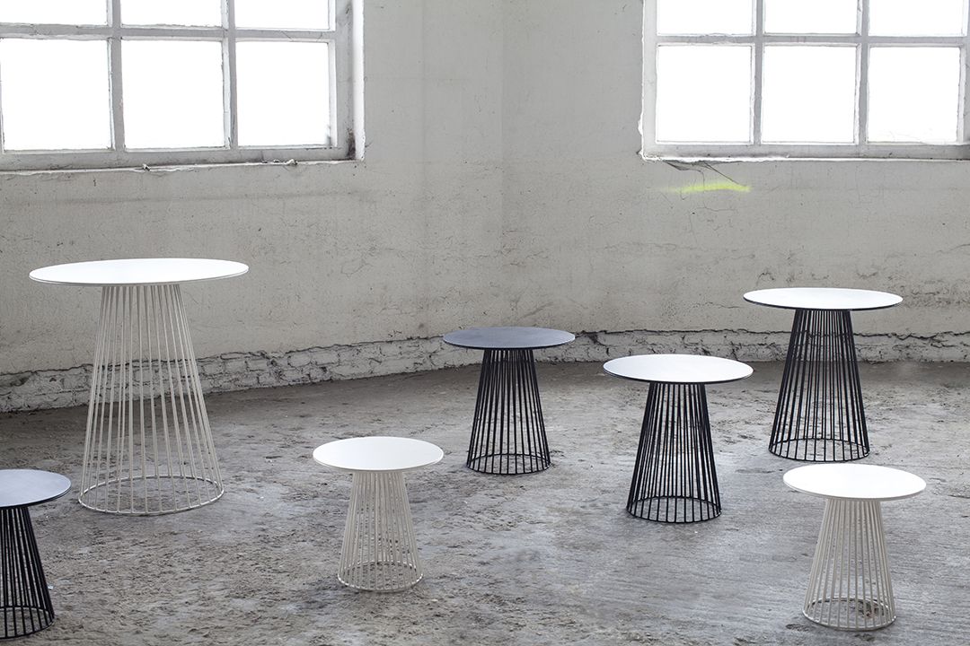 Tavolo Bistrot in ferro Nero | Tavoli design Antonino Sciortino - CONFIG0084