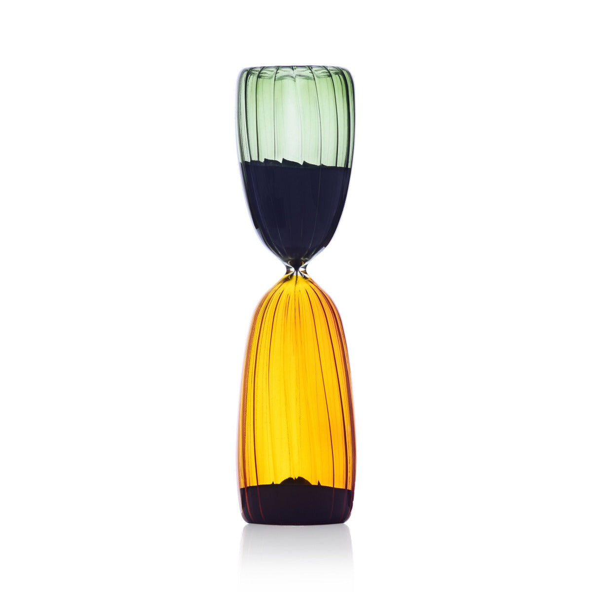 TIMES Clessidra 15 Minuti Verde/Ambra | Clessidra in Vetro Borisilicato Ichendorf Milano - 09367186