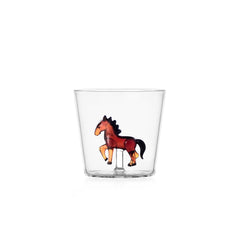 Bicchiere Tumbler Cavallo Collezione Animal Farm - Ichendorf Milano