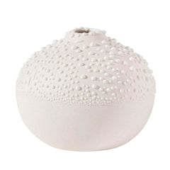 Vaso Beaded White H5 | Vasi di design in Gres smaltato - 4914377