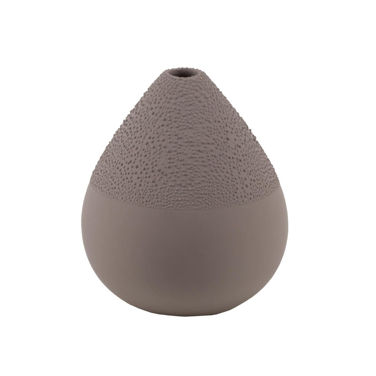 Vaso Beaded Beige H9 | Vasi di design in Gres smaltato - 4915357
