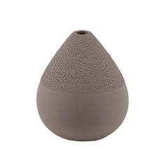 Vaso Beaded Beige H9 | Vasi di design in Gres smaltato - 4915357