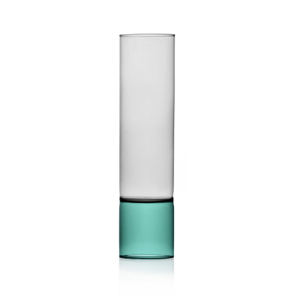 Vaso Bamboo colore Smoke - Green H37 | Vasi in Vetro Ichendorf Milano - 09367196