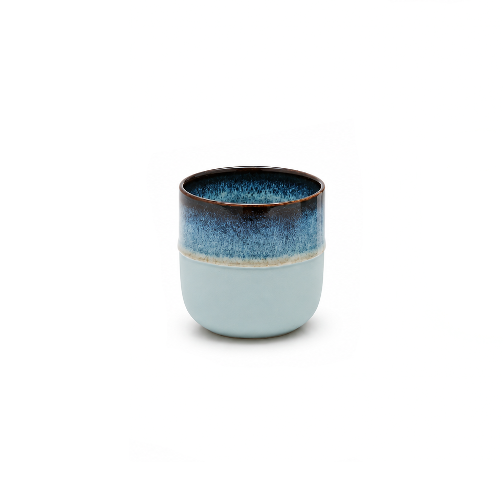 Vaso Cachepot Nuance Rotondo Celeste/Blu H10,5 D10,5 Cm – EDG Enzo De Gasperi