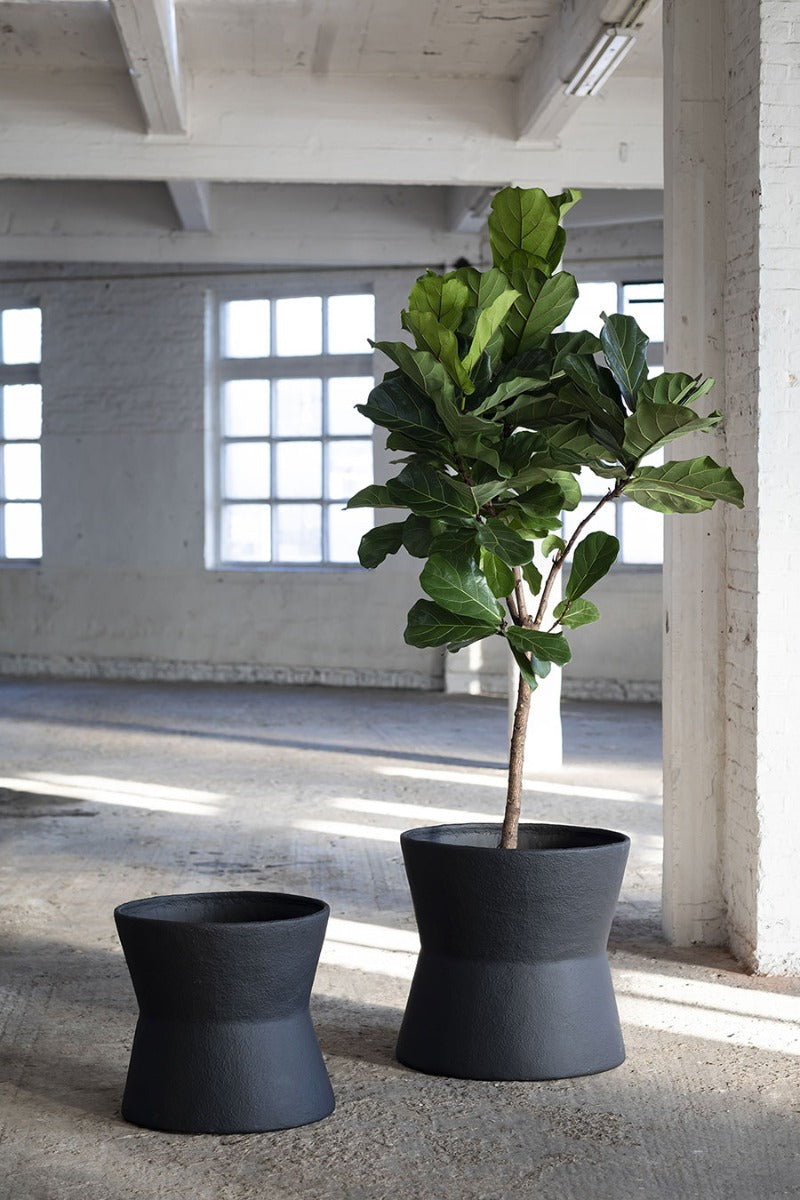 Vaso Planter Construct D50 X H48 Black | Vasi da interno Design Marie Michielssen - B7220001