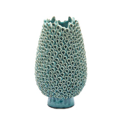 Vaso Deco in Ceramica Turchese H40 D25 CM - EDG Enzo De Gasperi - 1100146A885