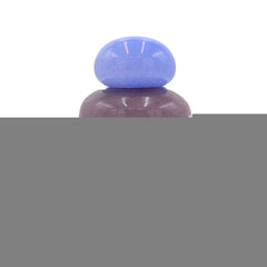 Vaso Dulce M Vetro Viola con Tappo Azzurro | Vasi di Design in Vetro Colorato - PT4151PU