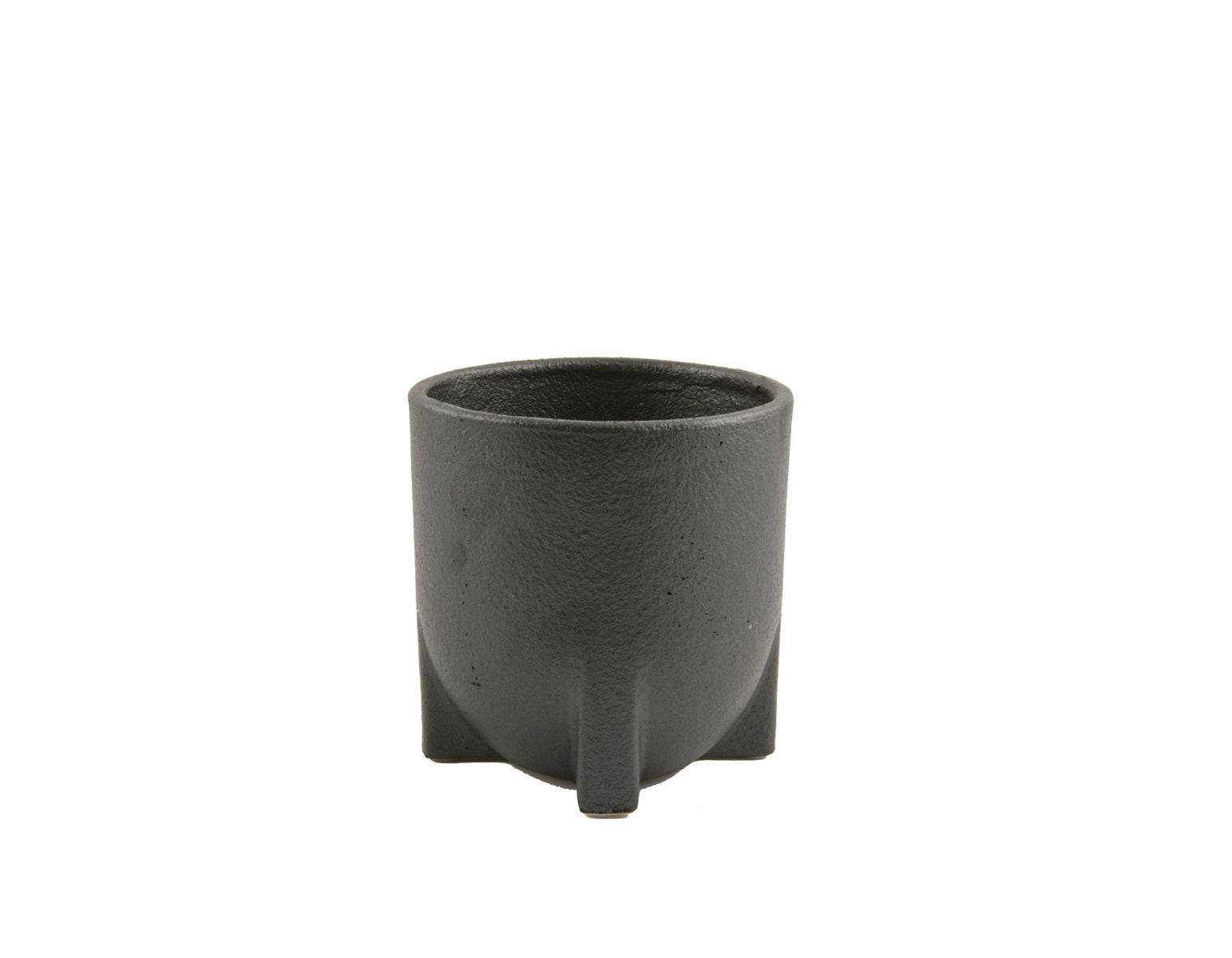 Vaso nero di terracotta Humble H17: vasi design D&amp;M - AAR5642ZW